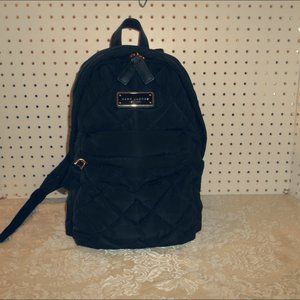MARC JACOBS BLACK QUILTED NYLON BACKPACK